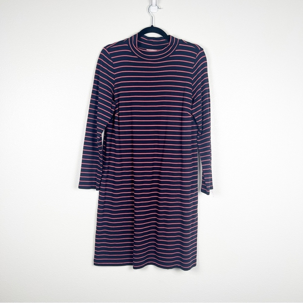 J Jill Striped‎ Long Sleeve Dress
